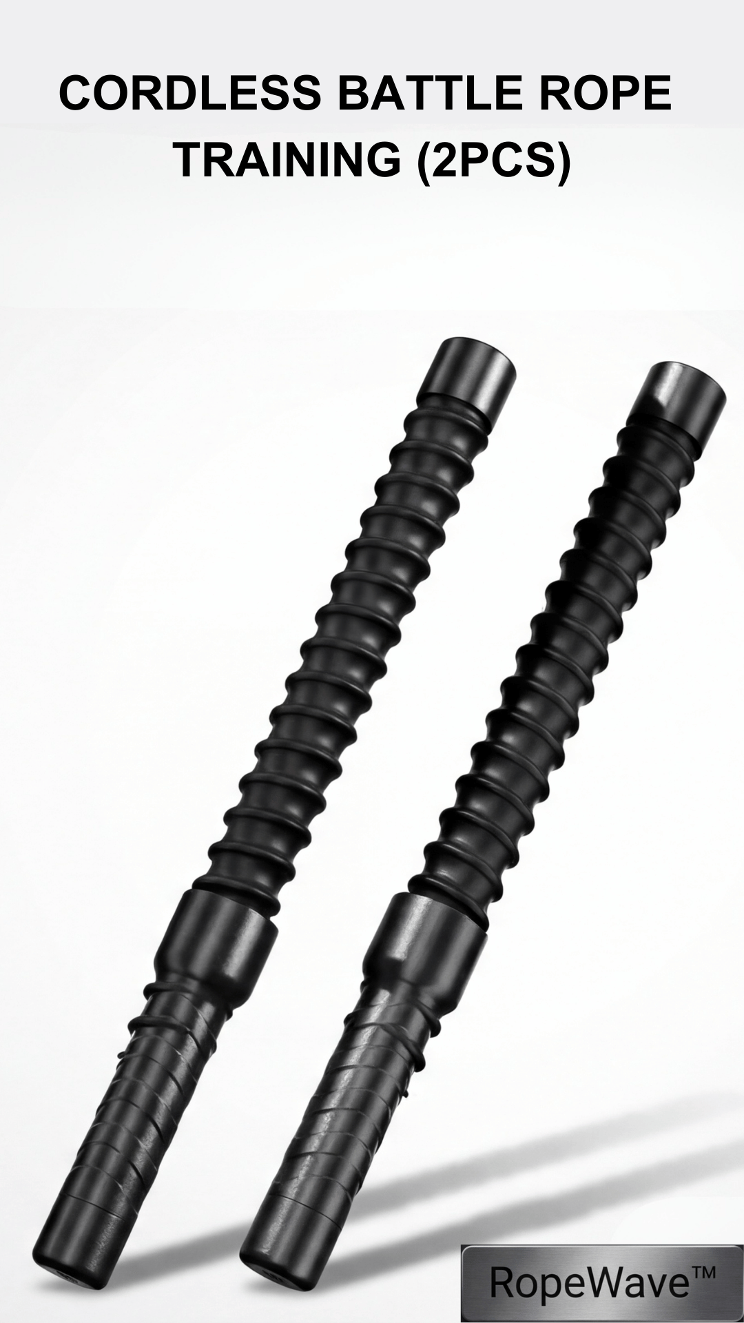RopeWave™ Pro Cordless Battle Ropes (2-Pack)