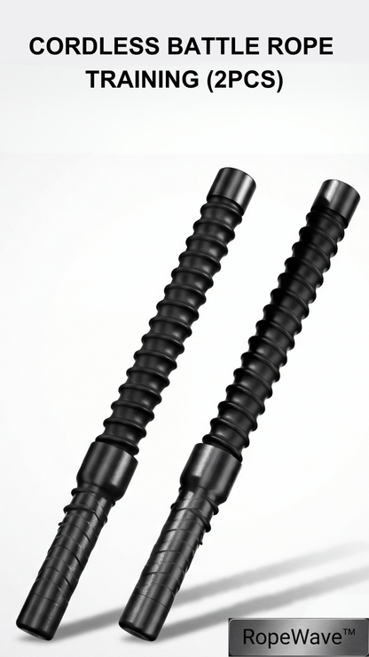 RopeWave™ Pro Cordless Battle Ropes (2-Pack)