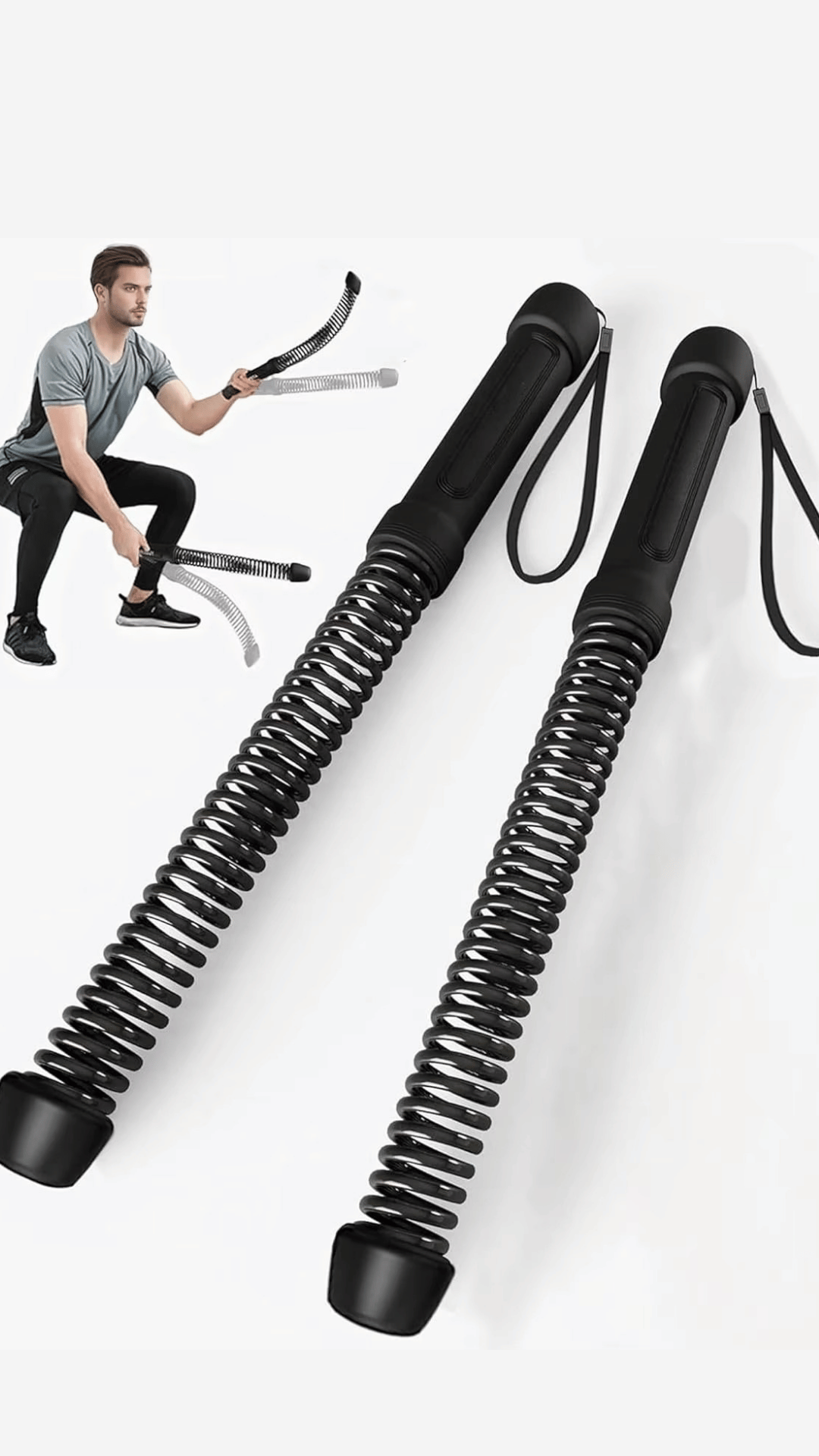 RopeWave™ Pro Cordless Battle Ropes (2-Pack)