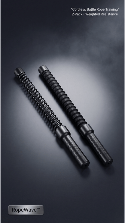 RopeWave™ Pro Cordless Battle Ropes (2-Pack)