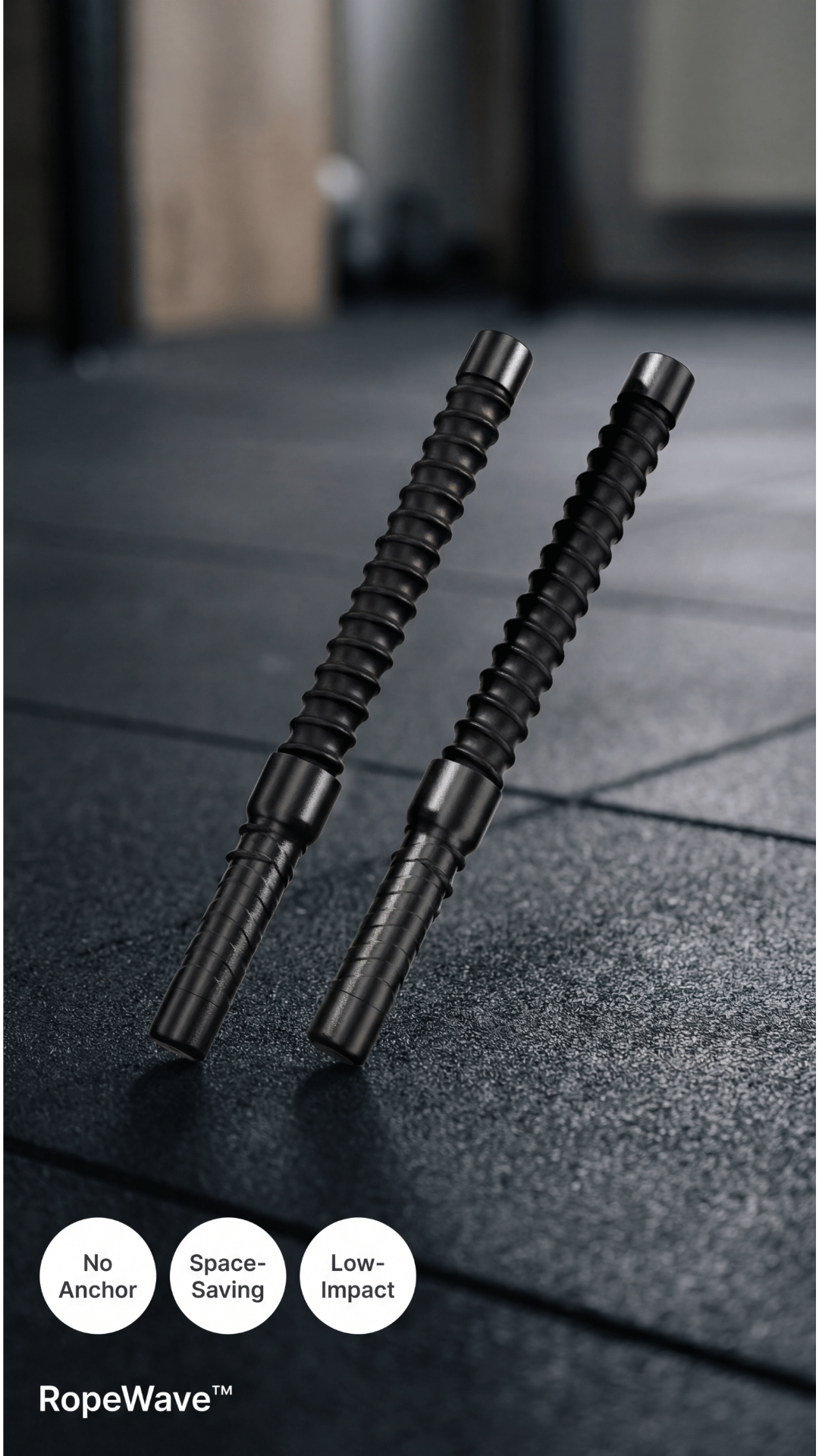 RopeWave™ Pro Cordless Battle Ropes (2-Pack)