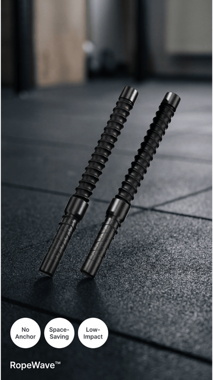 RopeWave™ Pro Cordless Battle Ropes (2-Pack)