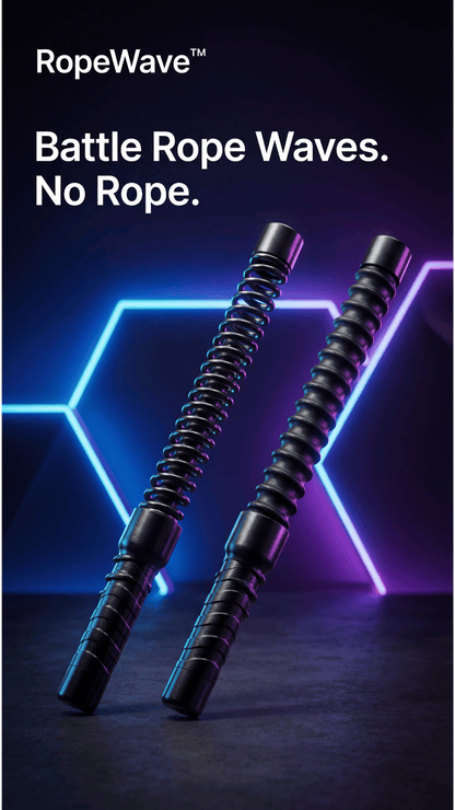 RopeWave™ Pro Cordless Battle Ropes (2-Pack)