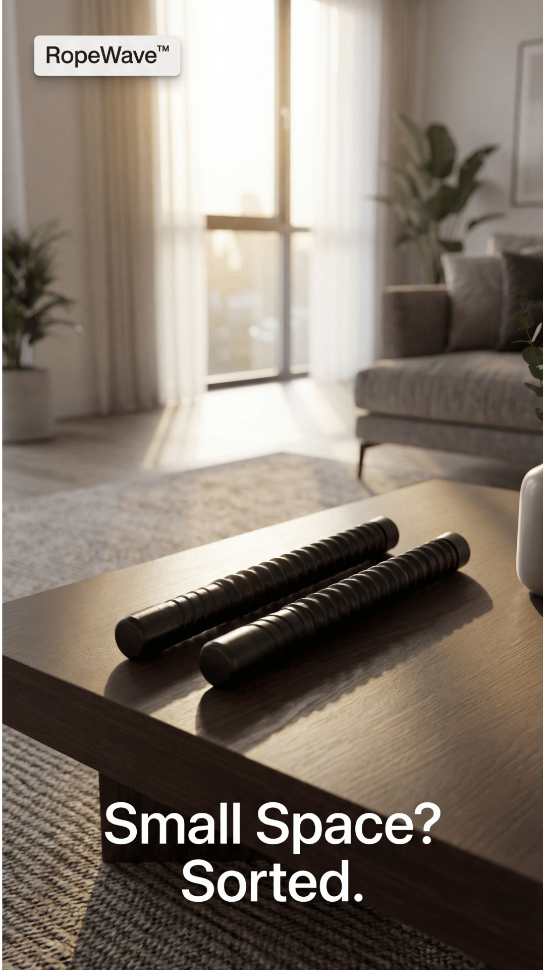 RopeWave™ Pro Cordless Battle Ropes (2-Pack)