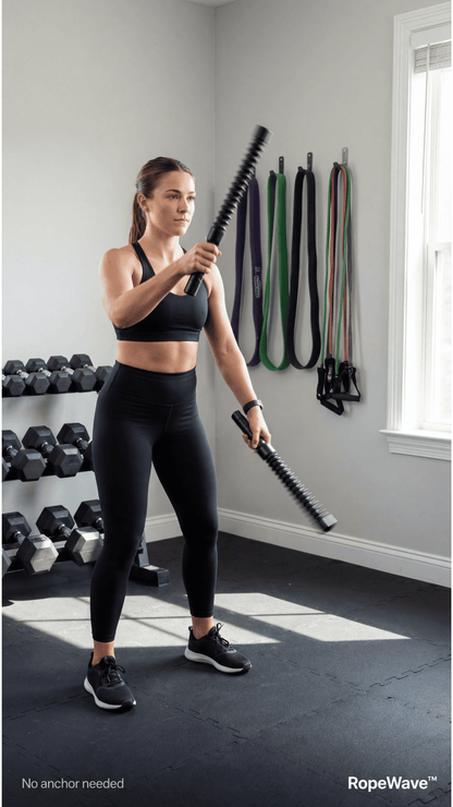 RopeWave™ Pro Cordless Battle Ropes (2-Pack)