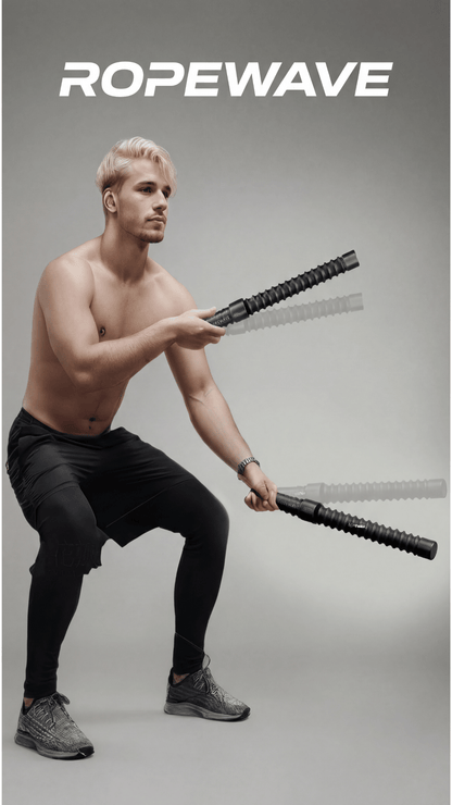 RopeWave™ Pro Cordless Battle Ropes (2-Pack)