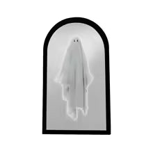 Ghost Holographic Mirror – Spooky Haunted LED Illusion Wall Décor for Halloween, Scary 3D Ghost Projection Decoration